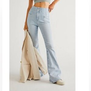 Jayde Flare Jeans Sea Washed Blue